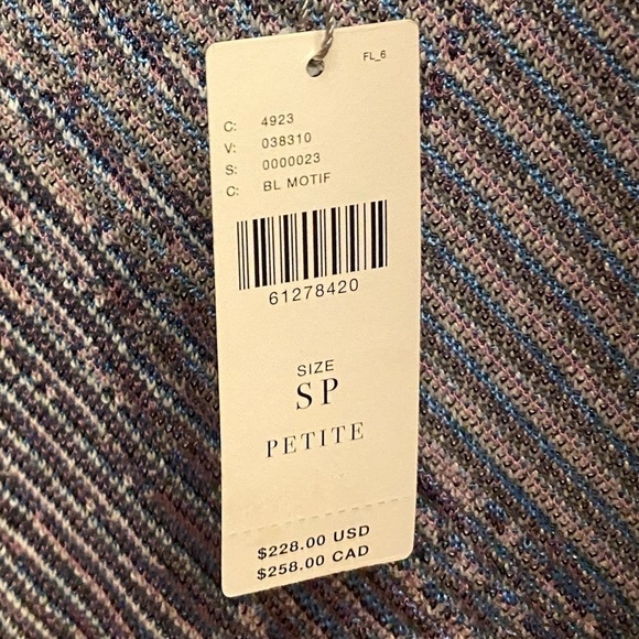 Anthropologie Moira Fringed Cardigan Small Petite - Picture 6 of 8